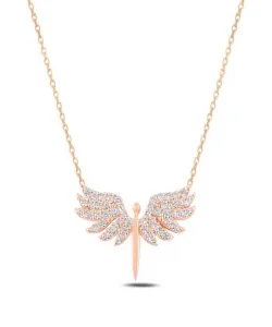 Supertrend Gümüş Rose Mikail Meleği Bayan Kolye