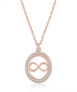 Supertrend Gümüş Rose Minik Sonsuzluk Bayan Kolye