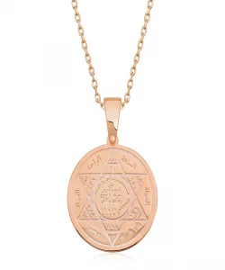 Supertrend ​gümüş Rose Süleyman Mührü Kolye