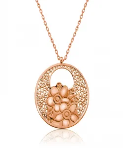 Supertrend Gümüş Rose Yaşam Çiçeği Kolye