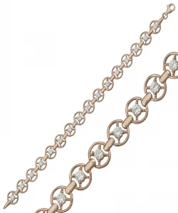 Supertrend Gümüş Rose Yuvarlak Su Yolu Bayan Bileklik