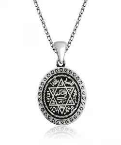 Supertrend Gümüş Süleyman Mührü Kolye