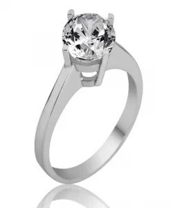 Supertrend Gümüş Tek Taş Bayan Yüzük