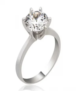 Supertrend Gümüş Tek Taş Bayan Yüzük