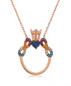 Supertrend Gümüş Tek Taş Sonsuz Aşk Bayan Kolye