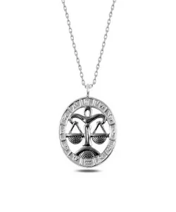 Supertrend ​​​gümüş Terazi Burcu Kolye