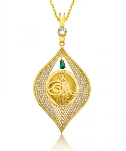 Supertrend Gümüş Tuğra Ziynet Kolye