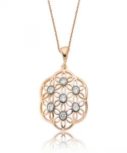 Supertrend Gümüş Yaşam Çiçeği Bayan Kolye
