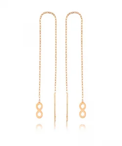 Supertrend Gümüş Zincirli Sonsuzluk Küpe