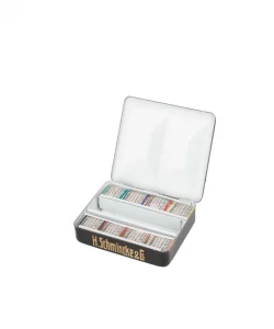 Supertrend Horadam Aquarell Taş Tablet Sulu Boya Seti Özel Üretim Retro Yarım Tablet 8 Renk Metal Kutu