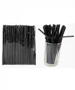 Supertrend Jelatinli Körüklü Frozen Pipet Siyah 8mm x 23,5cm - 50 Adet