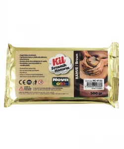 Supertrend Kil Seramik Hamuru 500 gr. Kahve