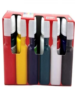 Supertrend Kumaş Boyası Seti 6 Renk x 25 ml.