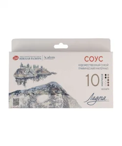 Supertrend Ladoga Charcoal Füzen Seti Çizim Tebeşiri 10 Adet Karışık