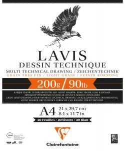 Supertrend Lavis Multi Teknik Eskiz Çizim Defteri 200 gr. A4 20 yp.