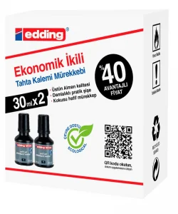 Supertrend Legamaster Tahta Kalemi Mürekkebi 100 ml. SİYAH x 2li Kutu