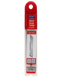 Supertrend Maket Bıçağı Yedeği Geniş Ultra Karbon Çelik SK5 10lu Tüp