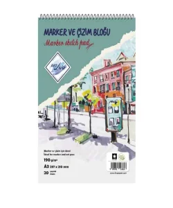 Supertrend Marker ve Çizim Defteri 190 gr. A3 20 yaprak