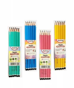 Supertrend Mercanlı Kurşun Kalem Pastel Renkler 12 Adet