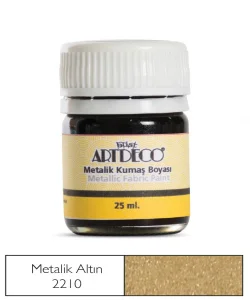 Supertrend Metalik Kumaş Boyası 221 Altın Yaldız