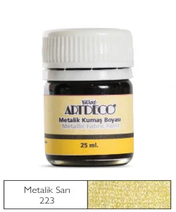 Supertrend Metalik Kumaş Boyası 223 Sarı