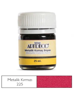 Supertrend Metalik Kumaş Boyası 225 Kırmızı