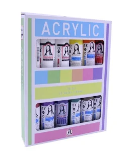 Supertrend Mona Lisa Akrilik Boya Seti 12 Renk x 70 ml. (Ekstra Beyaz)