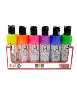 Supertrend Mona Lisa Multi Akrilik Boya Seti 6 Fosforlu Renk x 70 ml. Şişe