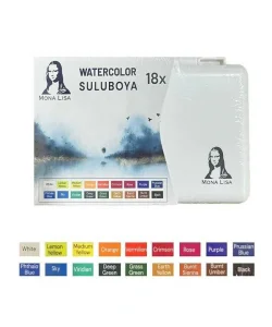 Supertrend Mona Lisa Profesyonel Tablet Sulu Boya Seti 18 Renk