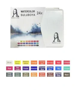 Supertrend Mona Lisa Profesyonel Tablet Sulu Boya Seti 24 Renk