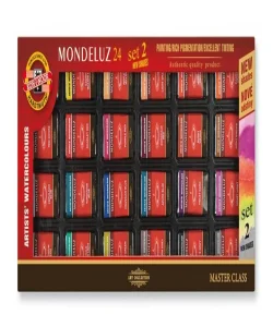 Supertrend Mondeluz Supertrendter Class Taş Tablet Sulu Boya Seti 24 Renk Set 1