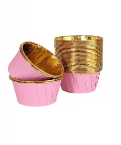 Supertrend Muffin Kek Kapsülü Pembe-Altın 25li