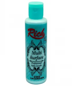 Supertrend Multi Surface Her Yüzey İçin Akrilik Boya 120 cc. 2302 AKUAMARİN