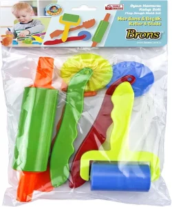 Supertrend Oyun Hamuru Kalıbı Merdane & Bıçak Seti 5 Parça