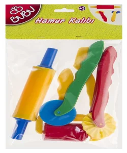 Supertrend Oyun Hamuru Kalıbı Merdane & Bıçak Seti 6 Parça