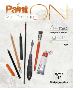 Supertrend PaintOn Multi-Techniques Karışık Teknik Eskiz Çizim Defteri 250 gr. A4 50 yp.