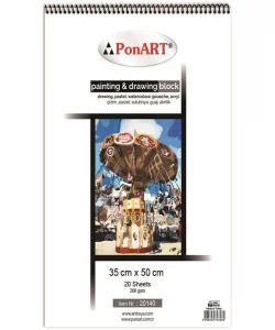 Supertrend Painting & Drawing Block Resim Defteri 35x50 cm. 20 Sayfa 20140