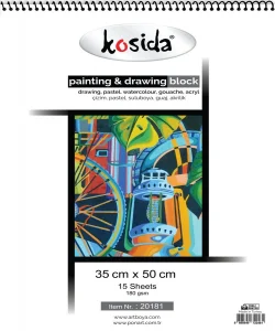 Supertrend Painting & Drawing Blok Resim Defteri 35x50 cm. 180 gr. 15 yaprak (20 181)