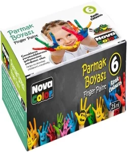 Supertrend Parmak Boyası 6 Renk x 25 ml.