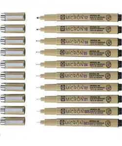 Supertrend Pigma Micron Çizim Kalemi Seti 10lu
