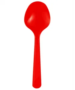 Supertrend Plastik Kaşık Kırmızı 25li