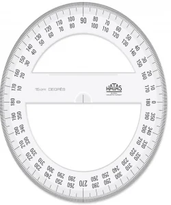 Supertrend Plastik Minkale 360 Derece Açı Ölçer 15 cm.
