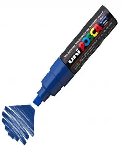 Supertrend Posca PC-8K Boyama Markörü 8 mm. Kesik Uç MAVİ