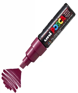 Supertrend Posca PC-8K Boyama Markörü 8 mm. Kesik Uç ŞARAP KIRMIZISI