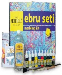 Supertrend Profesyonel Ebru Seti 35x50 cm. 10 Renk