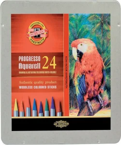 Supertrend Progresso Aquarell Ağaçsız Sulandırılabilir Boya Kalemi Seti 24 Renk