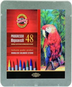 Supertrend Progresso Aquarell Ağaçsız Sulandırılabilir Boya Kalemi Seti 48 Renk