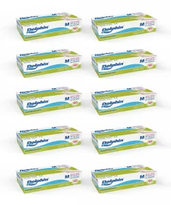 Supertrend Pudralı Lateks Muayene Eldiveni M Beden 100 Adet x 10 Paket - MDR
