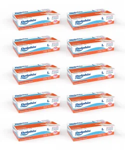 Supertrend Pudrasız Lateks Muayene Eldiveni L Beden 100 Adet x 10 Paket - MDR