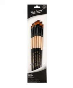 Supertrend Sentetik Yan Kesik Fırça Seti 6lı